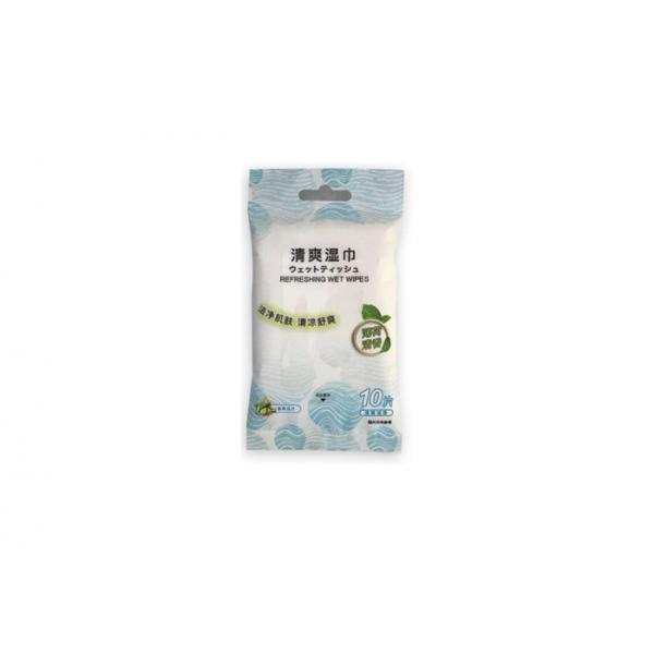 Quality Nonwoven Mint Fragrance Adult Wet Wipes With Cucumber Juice for sale