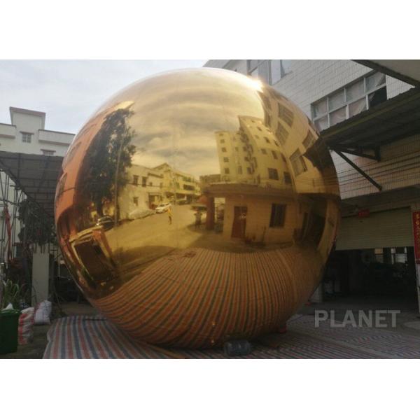 Quality Shopping Mall Inflatable PVC Mirror Ball Ornaments 1m Or Customized Size for sale
