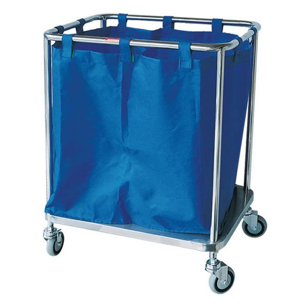 Quality Laundry Cleaning Mobile Feculence Medical Cart On Wheels Aluminum Alloy Trolley for sale