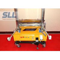 China Yellow / Silver Automatic Rendering Machine Fast Speed Wall Cement Mortar Render for sale