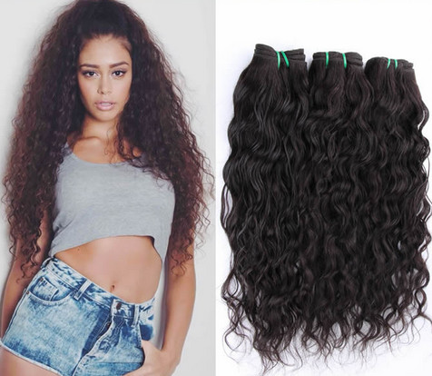 Quality Raw Wavy Hair Extentions Braiding Indian Natural Human Hair Wigs Weave Soft And for sale