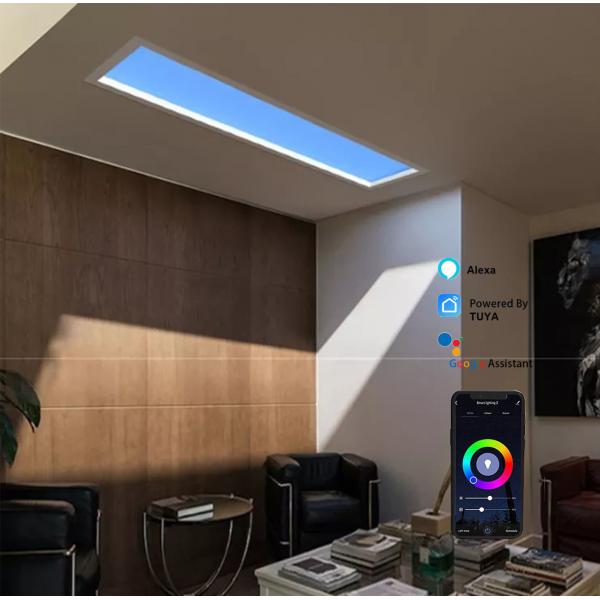 Quality 50 Watt Artificial LED Skylight 30x60 Zigbee Gateway RGB Changing Colors for sale