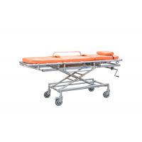 China Non Magnetic Adjustable Hegiht MRI Safe Stretcher With Wheels for sale