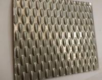 China 304 316 Embossed Metal Sheet Decorative Stainless Steel Sheet for Elevator Ceiling Panel factory