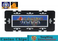China Die Stamp Iron Shiny Gold Plating Epoxy Casino Poker Chip Set Professional factory