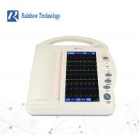 China High Resolution Digital 12 Channel Portable ECG Machine With LCD Display factory