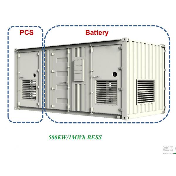 Quality 1000KWH Solar Storage Battery System 1MWH BESS Hybrid 20ft Battery Storage for sale