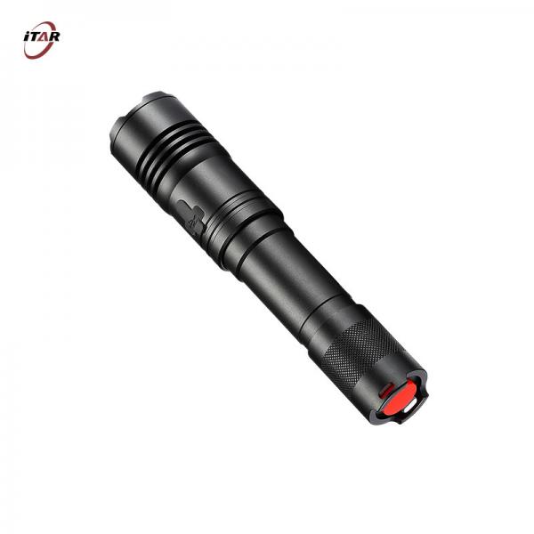 Quality White LED Laser Flashlight ,  Aluminum Alloy Portable LED Torch Rechargeable for sale