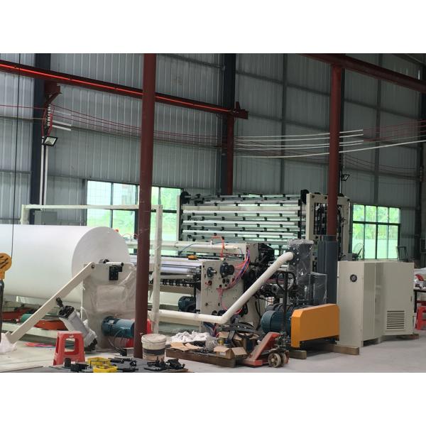 Quality Non - Stop Kitchen Towel / Toilet Tissue Production Line With Stable Speed 220m for sale