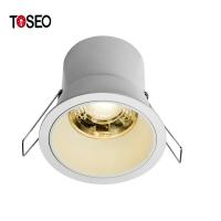 China LED COB Recessed Downlight Round Commercial Corridor Deep Cup Anti Glare Spot Light factory