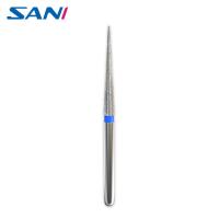 China Silver Stainless Steel Dental Surgical Diamond Burs Flexible Endodontic Access Burs factory