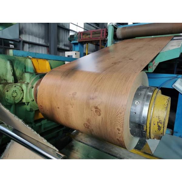 Quality Wooden Pattern Designed PPAL Color Coated Aluminum Coil Pre-Painted Aluminium for sale