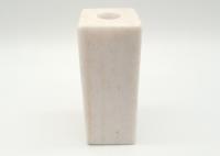 China Dinner Party Stone Candle Holders , Marble Candlestick Holders 5 x 5 x 13 cm factory