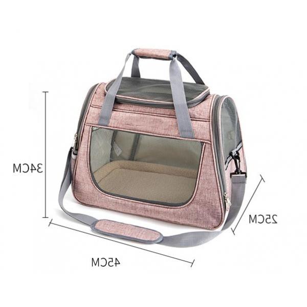 Quality Soft Sided Air Large Pet Carrier Travel Bag Tote Purse 45L×25W×34H cm for sale