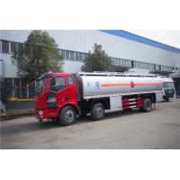 China Euro 2 Oil Tanker Truck , FAW J6 6*2 20000 Liters Diesel Truck With Fuel Pump factory