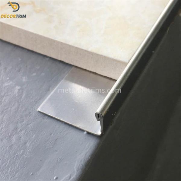Quality Mirror Stainless Steel Tile Edging Strip L Shape SS201 SS304 Material for sale