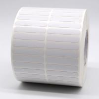 Quality 35mmx6mm Thermal Transfer Adhesive Label 1mil White Matte High Temperature for sale
