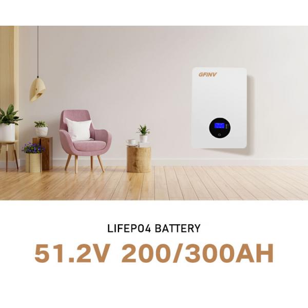 Quality 100A Wall Mounted Inverter Battery Lifepo4 Home Battery Parallel Support for sale