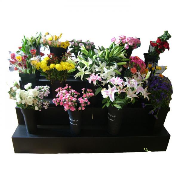 Quality PP Polypropylene Flower Display Stand Black Corflute 8mm Thickness for sale
