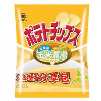 China Broaden your wholesale choices by including KOIKE's corn soup flavor Potato Chips in a 117g. asian snacks wholesale factory