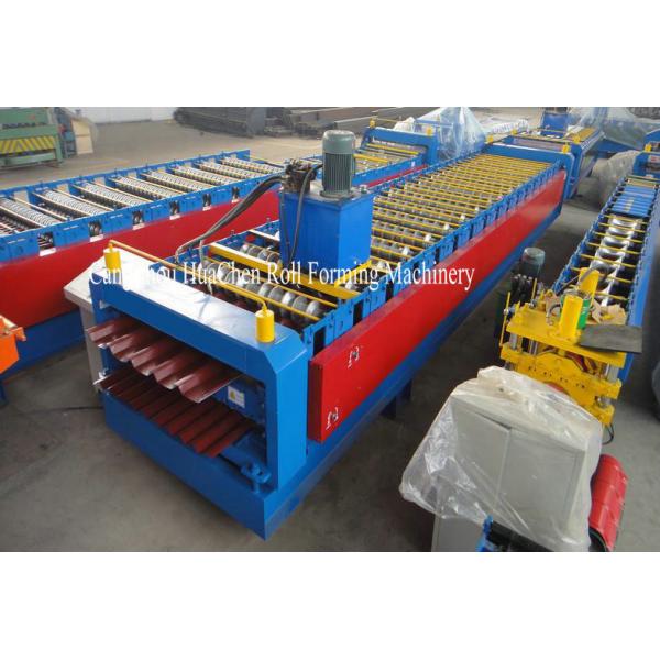 Quality 7.5KW 0.3 - 0.8mm Double Layer Roll Forming Machine 380V 50Hz 3 Phases for sale