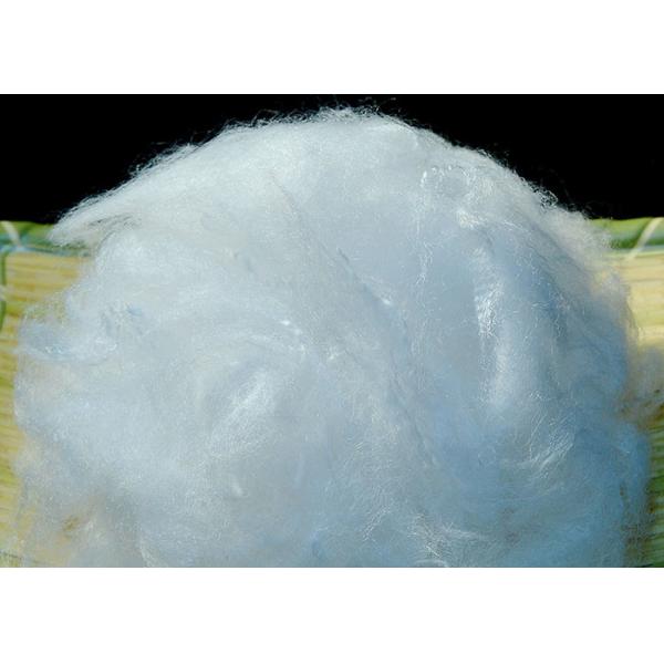 Quality PLA 1.2D 38mm Natural Anti Bacterial Milk Fiber For Yarn for sale