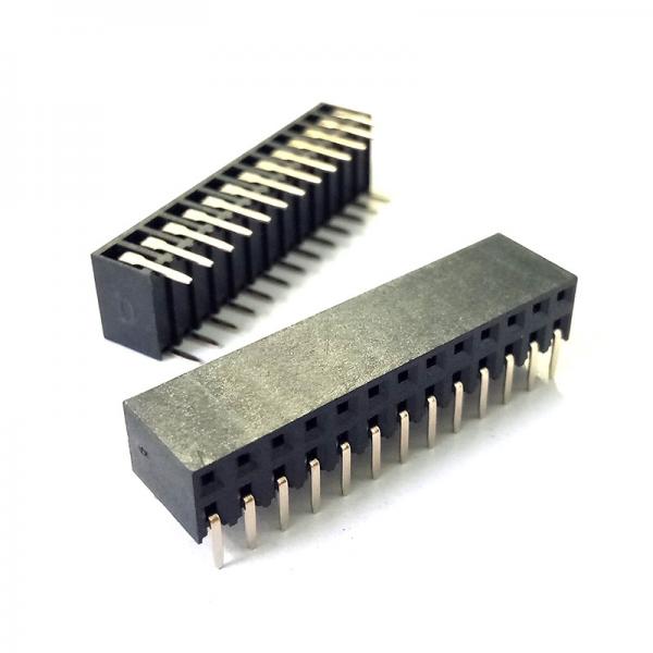 Quality SMT 1.27mm Box 10 Pin Female Header Connector Dual Side for sale