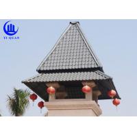 China Prefabricated Houses Roof Building Material Plastic Roof Cover Synthetic Resin Roof tile factory