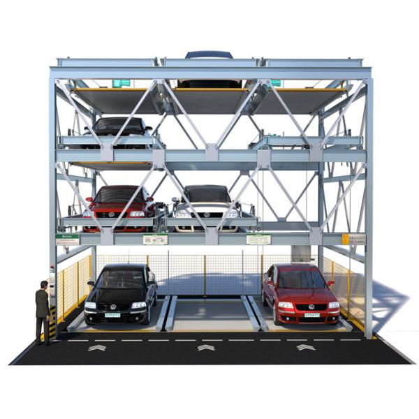 Quality Multilevel Sliding PSH4 Puzzle Car Parking System 4m/min Semi Automated for sale