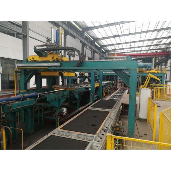 Quality Flask Automatic Moulding Line Customized Dimension Hydraulic Valve PLC Control for sale