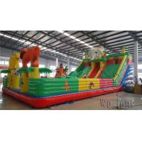 China Large inflatable slides, lovely inflatable jumping slide for sale