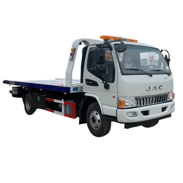 Quality JAC Wrecker Tow Truck 5.6m 4 Tons 100km/H Flatbed Recovery Truck for sale