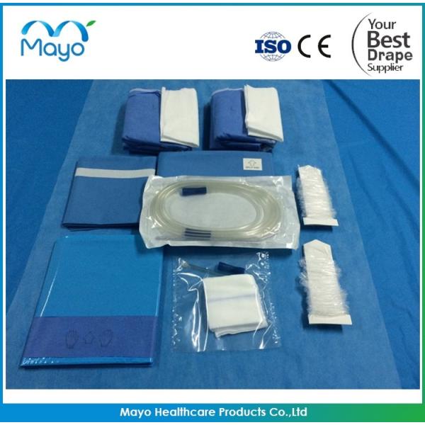 Quality Oral Surgery Dental Drape Kits SMS Patient Drape Dental Kits for sale