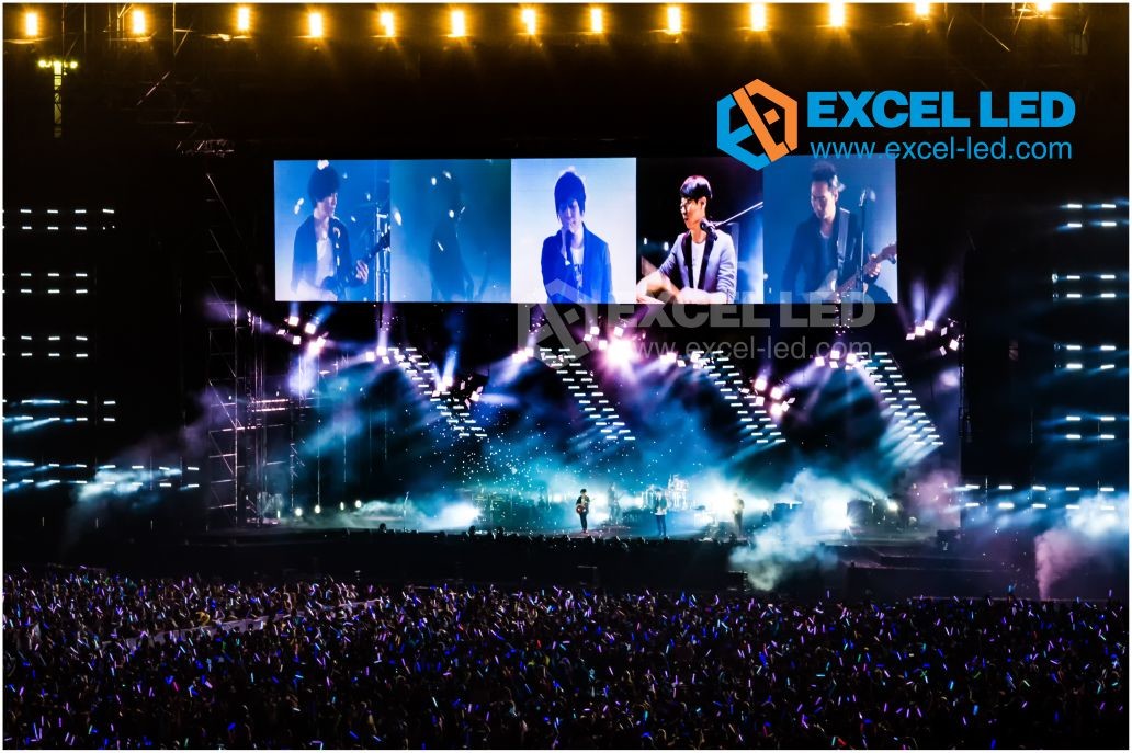 China P4.81 Indoor LED Display For Rental Events /Stage background event full color LED display/concert live show led display factory