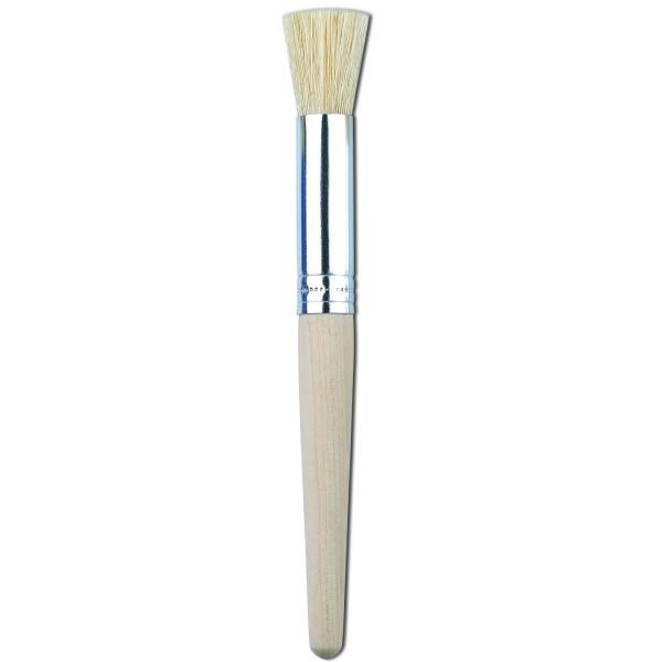 Quality Professional Artist Oil Paint Brushes , Natural Short Bristle Paint Brushes For Students for sale