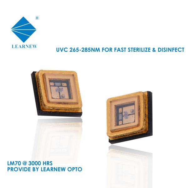 Quality Optical Power 35mw UVC LED Chip 150ma 200ma 254nm 2W LED Diode for sale