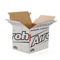 Quality Custom Folding Corrugated Cardboard Box , Corrugated Cardboard Shipping Boxes for sale