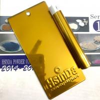 China Chrome Plating 24k Pure Gold Effect Double Coats Electrostatic Powder Coating For Luxury Furniture factory