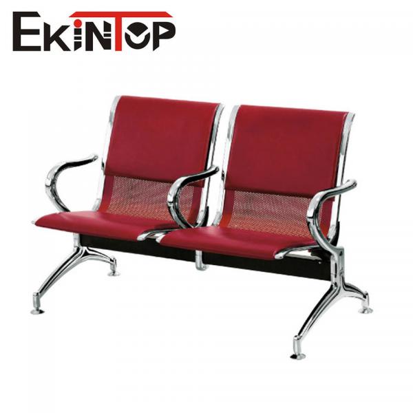Quality Steel Frame 2 Seater Waiting Chair Durable Comfortable For Lounge Waiting Room for sale