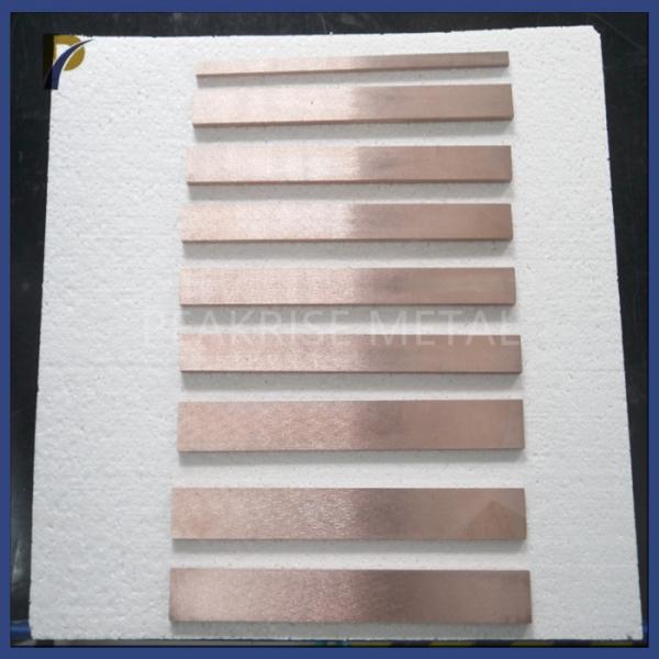 Quality Mo80Cu20 Molybdenum Copper Alloy Sheet 0.5~20mm Thick MoCu Sheet Heat Sink for sale