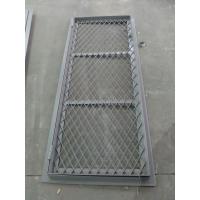 China Double Opening Square Angle Marine Wire Mesh Door 8 mm Thickness for sale