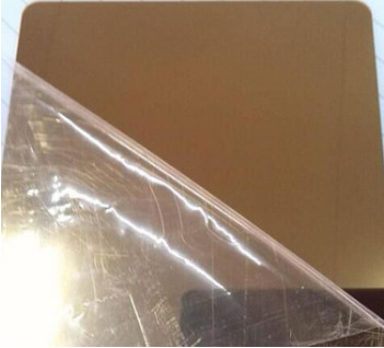 Quality SS201 304 316 430 Gold Mirror Stainless Steel Sheet for sale