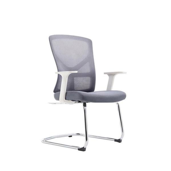 Quality Gray Swivel Mesh Back Office Chair With Lumbar Support And Armrest for sale
