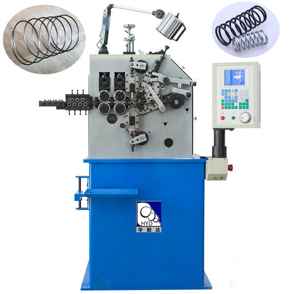 Quality Blue Wire Spring Making Machine 230pcs / Min Fast Speed With 100KG Decoiler for sale