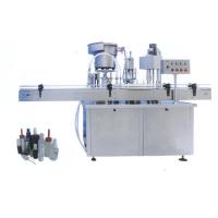 China PLC 1.5kw Automatic Thick Dish Wash 5ml Liquid Filling Line factory