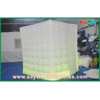 China Advertising Booth Displays Durable Inflatable Photo Tent One Side Door For Wedding Ceremony factory