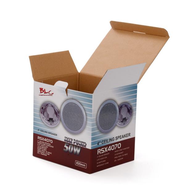 Quality Custom Printed Corrugated Packaging Box For Electronic Product Speaker for sale