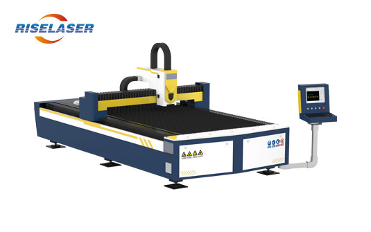 Quality Single Platform Cnc Fiber Laser Cutting Machine , Metal Sheet Cutter 1000W 1500W for sale