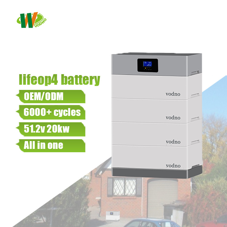 China 20KWh 51.2v Solar Hybrid Inverter Lifepo4 Battery Pack Solar Power System For Home factory