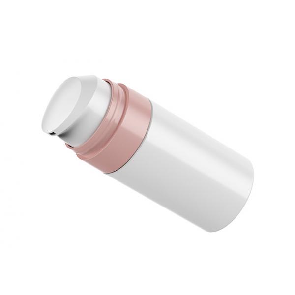 Quality Custom white Double Wall 30g Cosmetic Airless Makeup Pump Bottle for sale